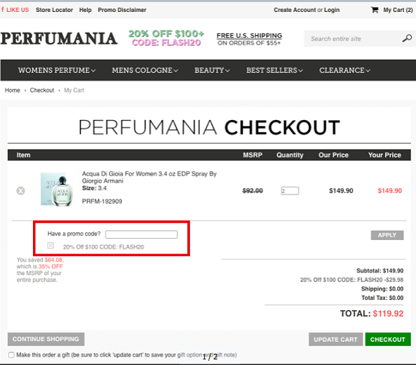 Perfumania Coupons 01